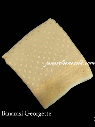 Pure Banarasi Crepe Silk Saree